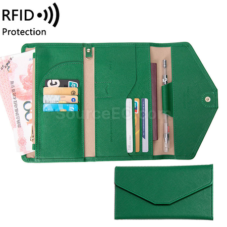 Customization Pu RFID Passport Case Promotional Products