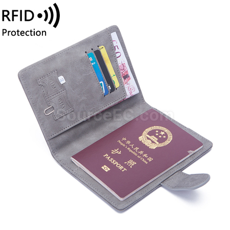 Customization Pu RFID Passport Case Promotional Products