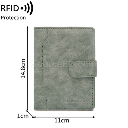 Customization Pu RFID Passport Case Promotional Products