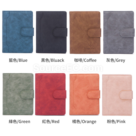 Customization Pu RFID Passport Case Promotional Products