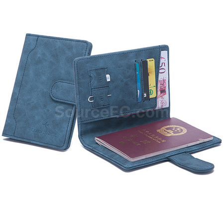 Customization Pu RFID Passport Case Promotional Products