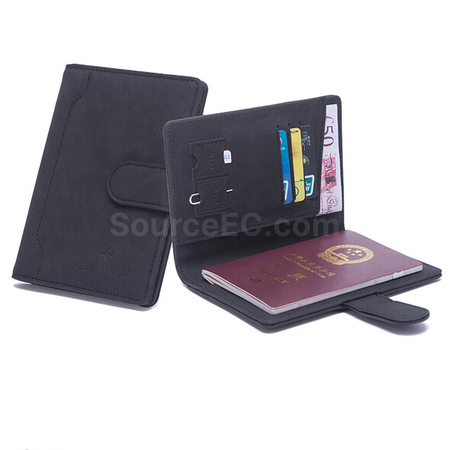Customization Pu RFID Passport Case Promotional Products