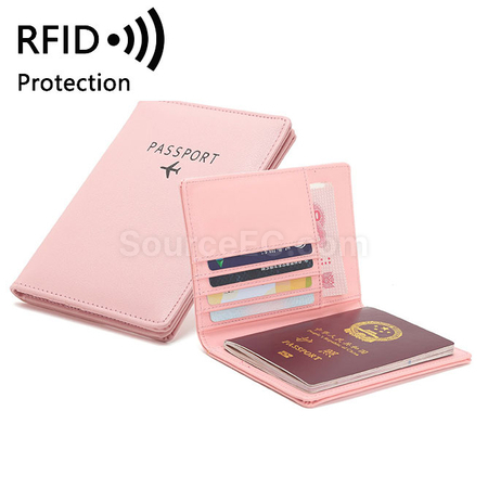 Customization Pu RFID Passport Case Promotional Products