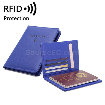 Customization Pu RFID Passport Case Promotional Products