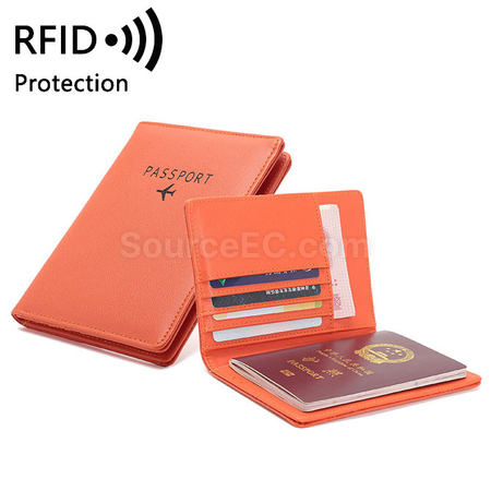 Customization Pu RFID Passport Case Promotional Products