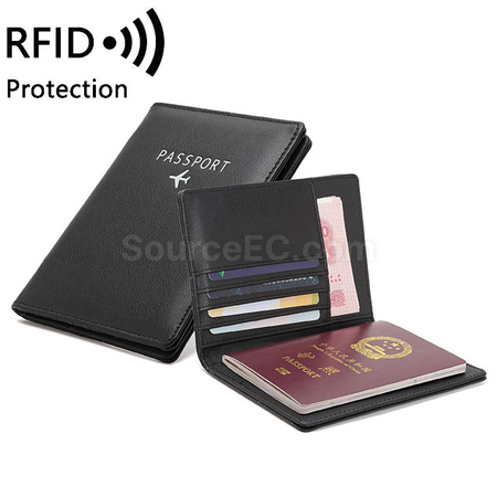 Customization Pu RFID Passport Case Promotional Products