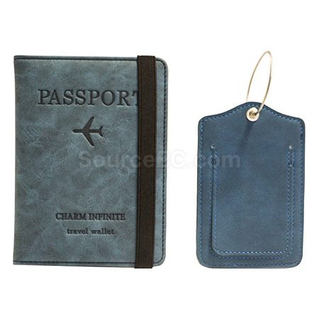 Customization Passport Covers and Luggage Tags Gift Set Promotional Products