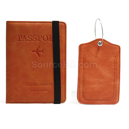 Customization Passport Covers and Luggage Tags Gift Set Promotional Products