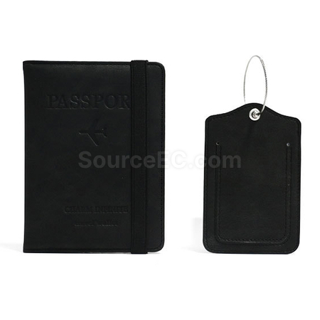 Customization Passport Covers and Luggage Tags Gift Set Promotional Products