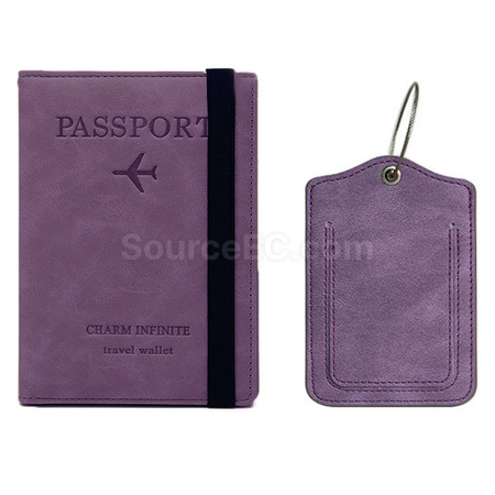 Customization Passport Covers and Luggage Tags Gift Set Promotional Products