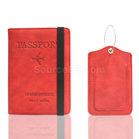 Customization Passport Covers and Luggage Tags Gift Set Promotional Products