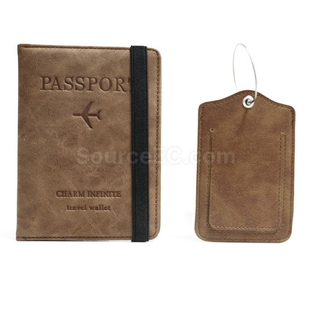 Customization Passport Covers and Luggage Tags Gift Set Promotional Products