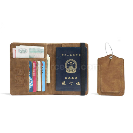 Customization Passport Covers and Luggage Tags Gift Set Promotional Products