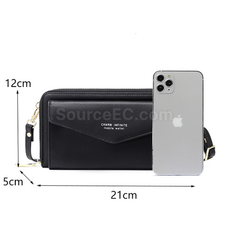 Customization PU Wallet With Touch Phone Bag Promotional Products