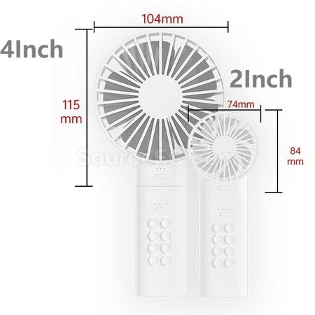 Customization Power Bank With Fan  Promotional Products