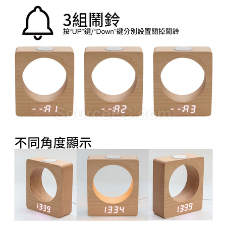 Customization Multi-functional Clock with Light Promotional Products
