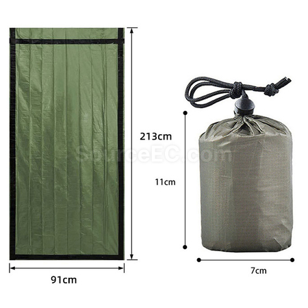 Customization PE Aluminum Enmergency Sleeping Bag Promotional Products