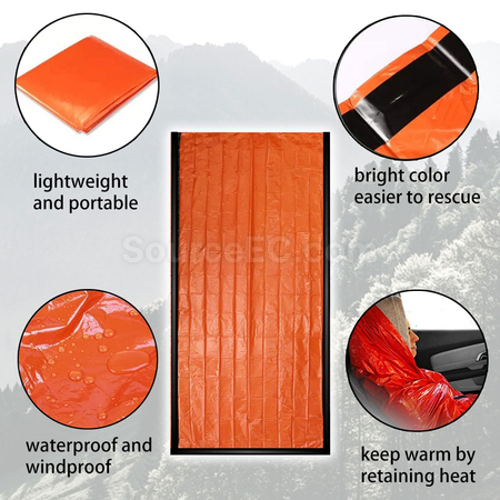 Customization PE Aluminum Enmergency Sleeping Bag Promotional Products