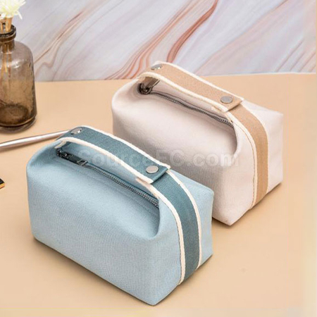 Customization Portable Travel Canvas Cosmetic Bag Promotional Products