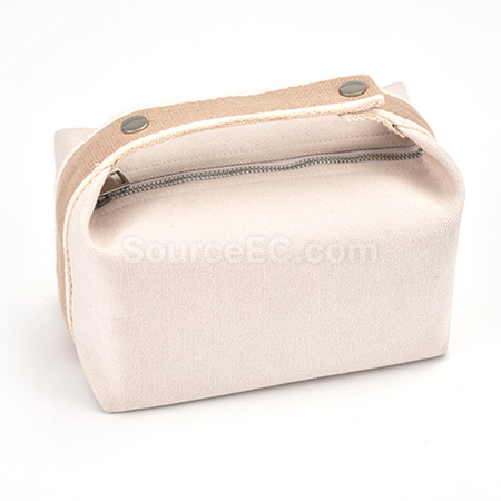 Customization Portable Travel Canvas Cosmetic Bag Promotional Products