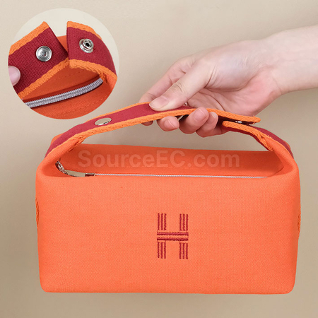 Customization Portable Travel Canvas Cosmetic Bag Promotional Products