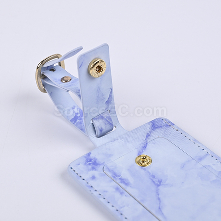Customization PU Luggage Tag and Passport Case Gift Set Promotional Products