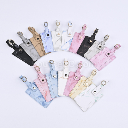 Customization PU Luggage Tag and Passport Case Gift Set Promotional Products