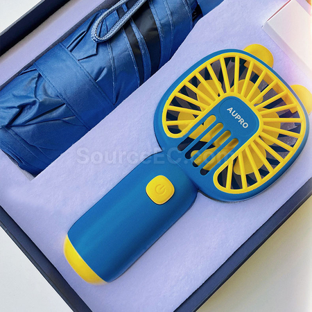 Customization Fan Umbrella Gift Set Promotional Products