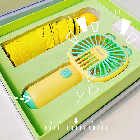 Customization Fan Umbrella Gift Set Promotional Products