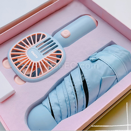 Customization Fan Umbrella Gift Set Promotional Products