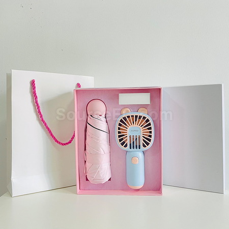 Customization Fan Umbrella Gift Set Promotional Products