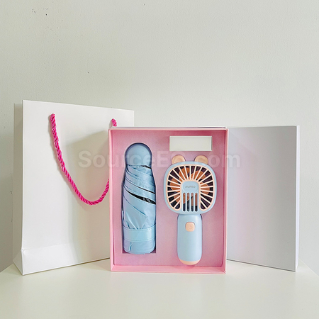 Customization Fan Umbrella Gift Set Promotional Products