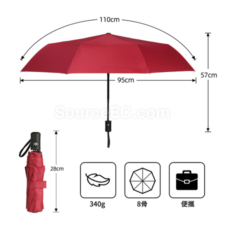 Customization Fan Umbrella Gift Set Promotional Products