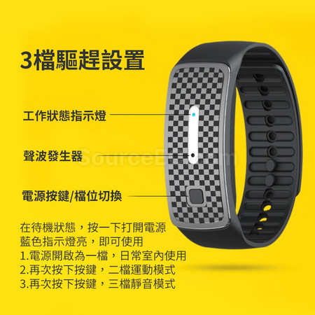 Customization Ultrasonic Mosquito Repellent Watch Promotional Products
