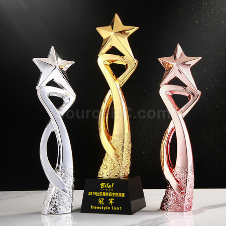 Customization Resin Crown Crystal Trophy Promotional Products