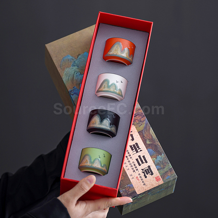 Customization Ceramic Tea Mug Gift Set Promotional Products