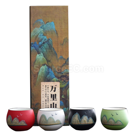 Customization Ceramic Tea Mug Gift Set Promotional Products