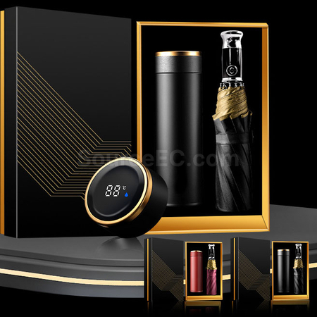 Customization Umbrella And Thermal Cup Gift Set Promotional Products