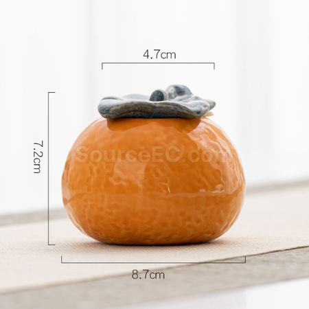 Customization Orange Ceramic Jar Promotional Products