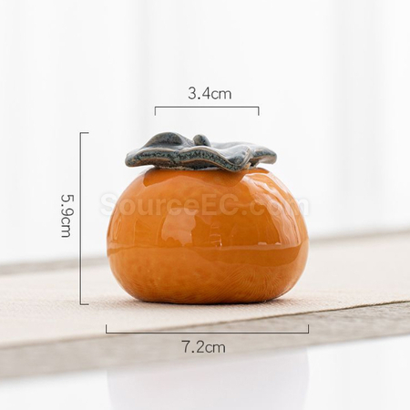 Customization Orange Ceramic Jar Promotional Products