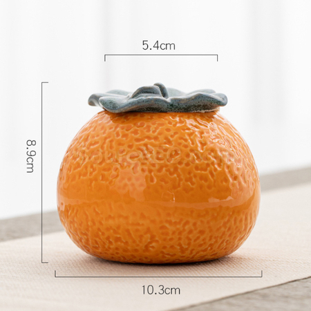 Customization Orange Ceramic Jar Promotional Products