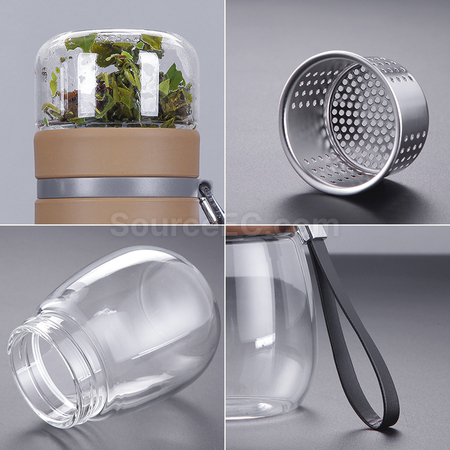 Customization Tea Making Glass Cup Promotional Products