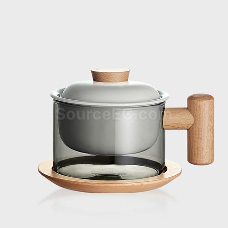 Customization Tea Making Glass Cup Promotional Products