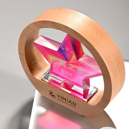Customization Wood Crystal Promotional Products