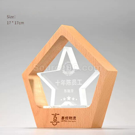 Customization Wood Crystal Promotional Products