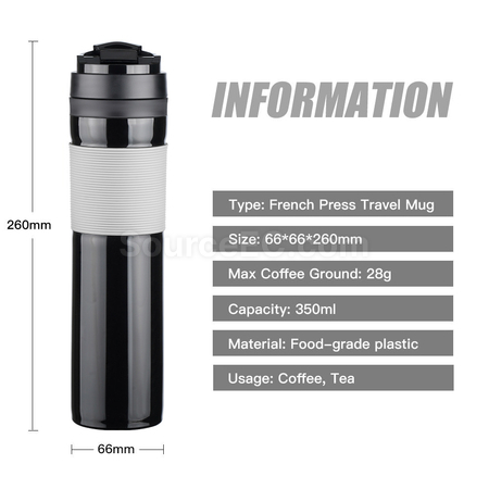 Customization Travel French Press Coffee Maker Portable Promotional Products