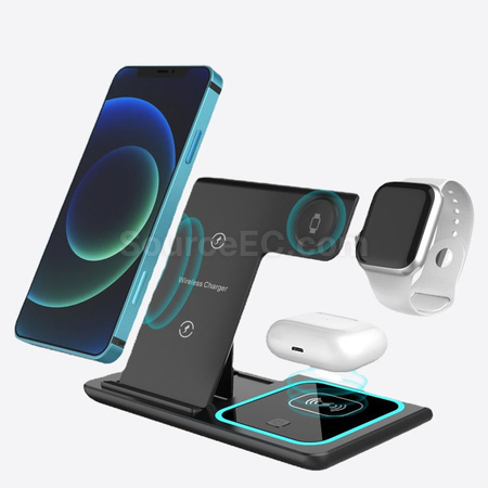 Customization 3-In-1 Wireless Folding Charging Stand Promotional Products