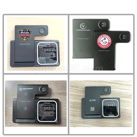 Customization 3-In-1 Wireless Folding Charging Stand Promotional Products