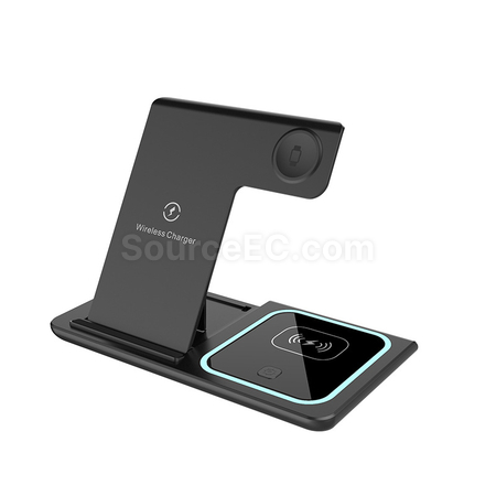 Customization 3-In-1 Wireless Folding Charging Stand Promotional Products