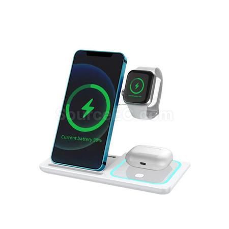 Customization 3-In-1 Wireless Folding Charging Stand Promotional Products